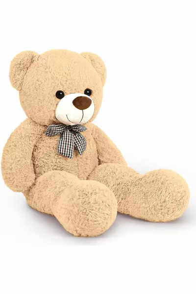 دب محشو بطول  سم - هدية محشوة خاصة لأحبائك، صناعة محلية %