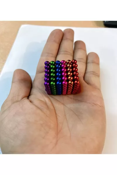 Hochtechnologie Sechsfärbige Magische Magnetkugeln Neodym-Magnet Kugeln Stück 5 mm