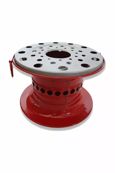 موقد مخيم عثماني يعمل بالوقود من إيبيكو إكسا ريشو - أحمر وبرتقالي وأسود