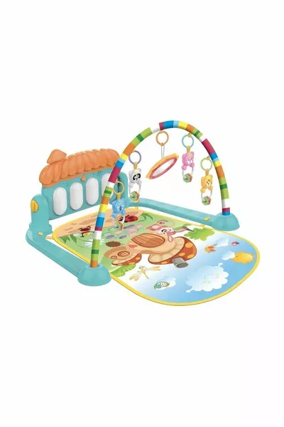 سجادة لعب مع بيانو ومكعبات