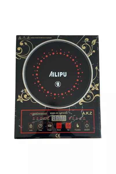 موقد كهربائي بمقدار عين واحدة باللمس من Ailipu، موقد تحريض احترافي للمطبخ المنزلي أو المكتب وغيرها على سطح الطاولة