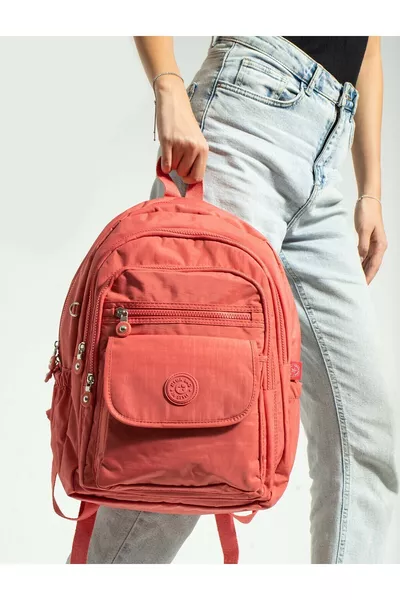 Sac d'école unisexe Mega Boy Yavruağzı avec bretelles réglables, orthopédique, compartiment pour ordinateur portable à 9 sections