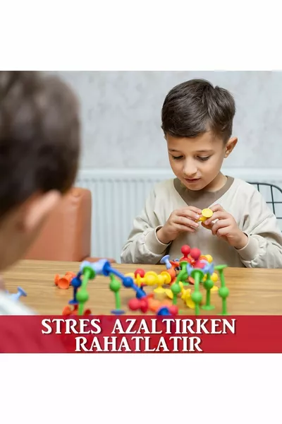 Vacuum Molecule Building Blocks Fidget Sensory Educational Toy