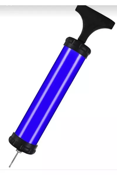 Маленький насос для надувания мяча с иглой для футбольного мяча