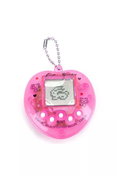 Nostalgisches Herz Niedliches Virtuelles Baby Zuckerrosa