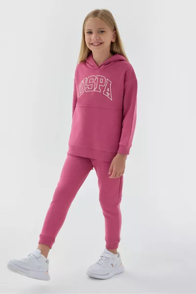 Girls' Pink Tracksuit