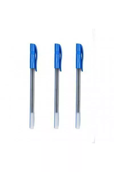 Канцелярская ручка синий 1 мм, упаковка  шт.