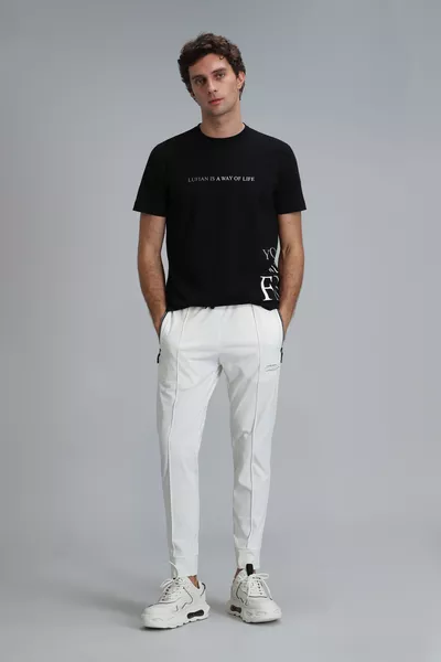 قميص بوكتر الحديث برسوم جرافيك أسود