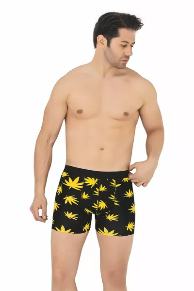 بوكسر رجالي مستقيم بألوان مختلطة - طقم خاص من  قطع مريح ومرن