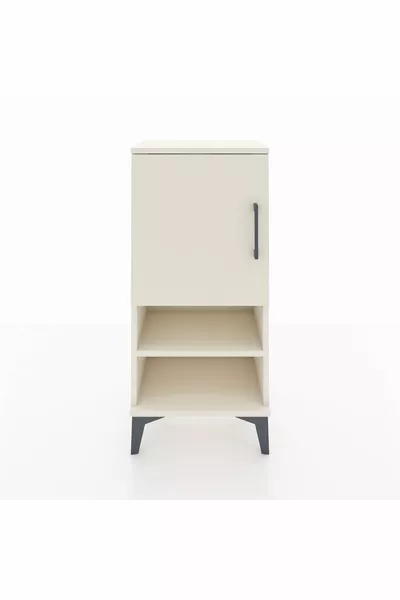 Arges Комод с 3 полками и одной дверцей Лунный камень-Лунный камень