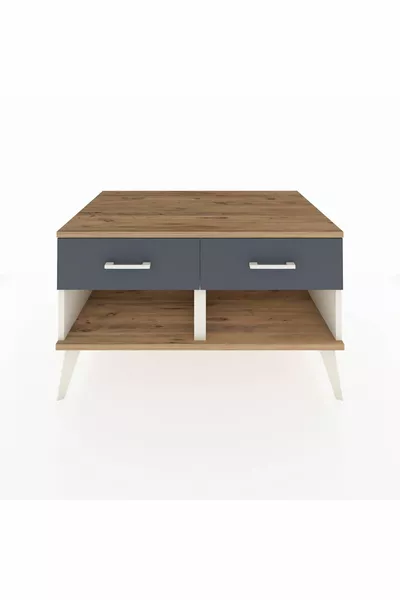 خزانة كرونوس بدرجين  بحجر القمر-صنوبر/أنتراسيت