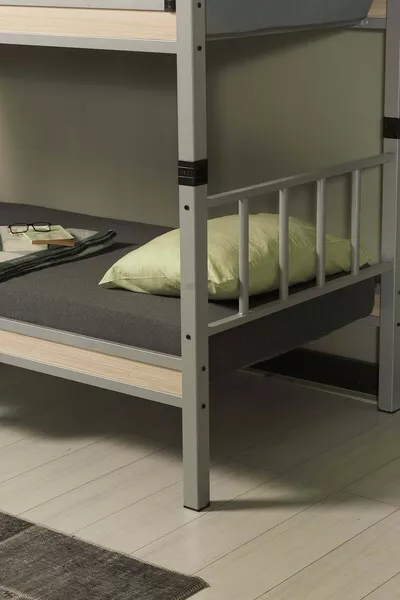 Yurt Genç Çocuk Odası Metal Ranza Ve Karyola 