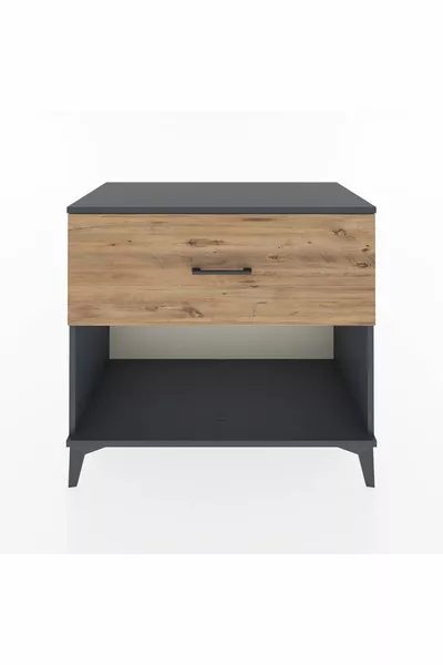 خزانة هايبيريون بصندوق درج واحد أنترسايت-صنوبر