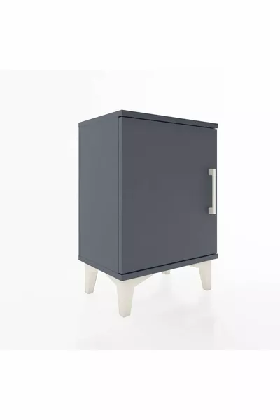 Arges Lade 2 Planken Met 1 Deur Antraciet-Antraciet