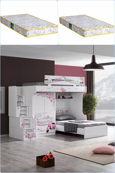 Бельо, Писа Бельо Легло Гардероб 2 Бр. Комфортен Матрак