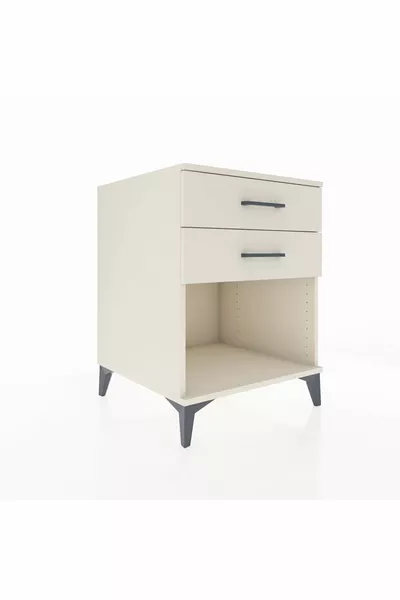 Kronos Nachtkastje met 2 lades, Agaat-Agaat