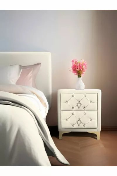 Ruby Gold Nachtkastje, 2 Lades