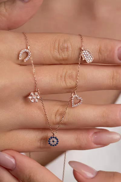 Women’s Luck  Sterling Silver Necklace 