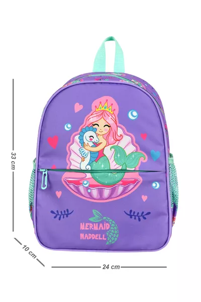 Zainetto per bambini della scuola materna con licenza e motivo sirena