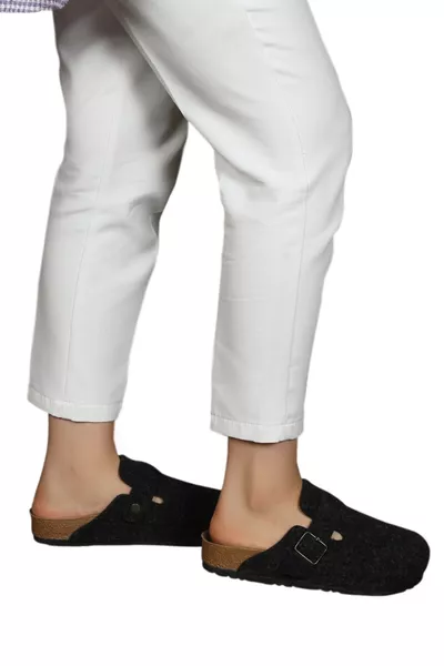 Вносни унисекс зимни домашни чехли с ортопедична вълна, закрит пред, подходящи за ежедневна употреба и за гости