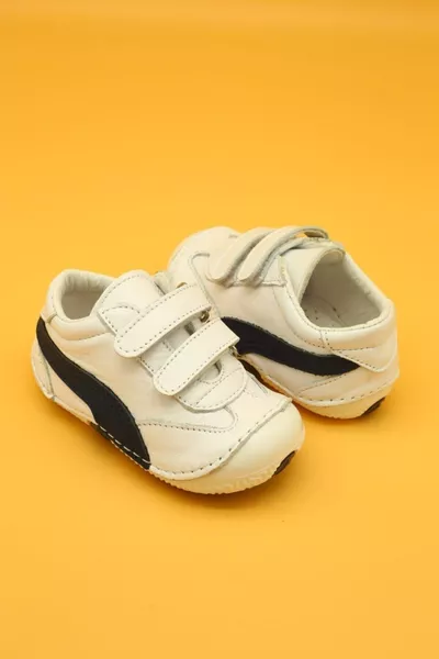 Unisex Baby Witte Eerste Stapschoenen 