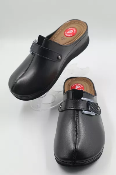 Kadın Önü Kapalı Yumuşak Taban Ortopedik Günlük Terlik