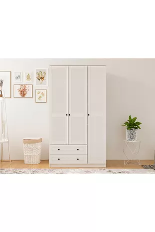 Diva Country 3-Door 2-Drawer Wardrobe