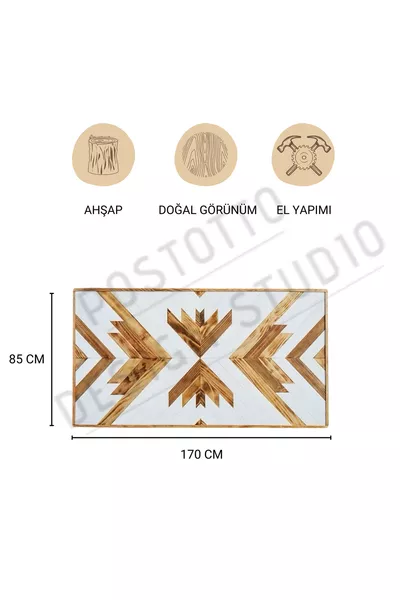 Sandra Wooden Double Handmade Bed/Headboard