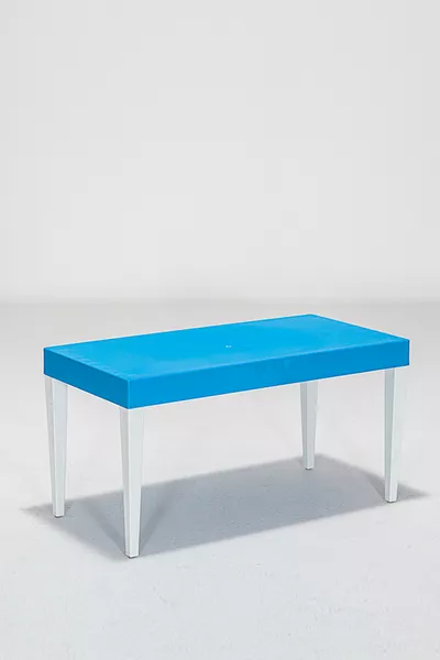 Junior Rectangular Ergonomic Comfortable Preschool Kids Table - Blue