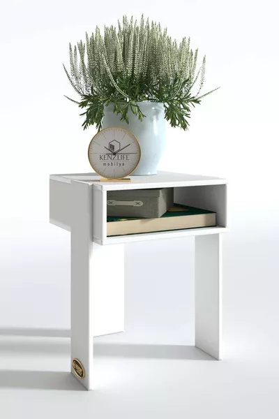 طاولة بجانب السرير ساندرو بايز كومودين ** طاولة صغيرة متوسطة الحجم (Mng)