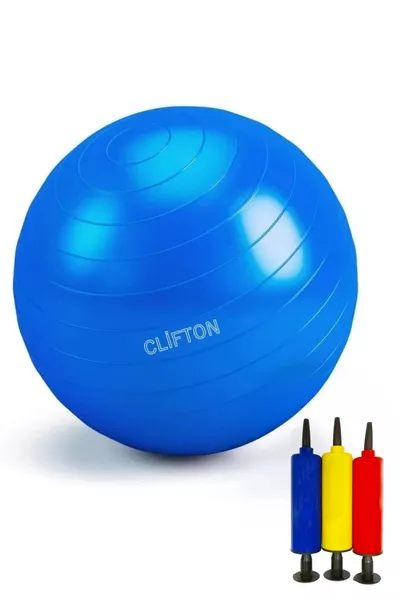 Palla Pilates con Cordoncino e Set Pompa Cm - Palla da Esercizio Pilates, Yoga, Ginnastica e Fitness