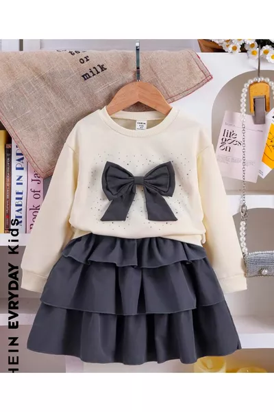 skirt-style children's suit