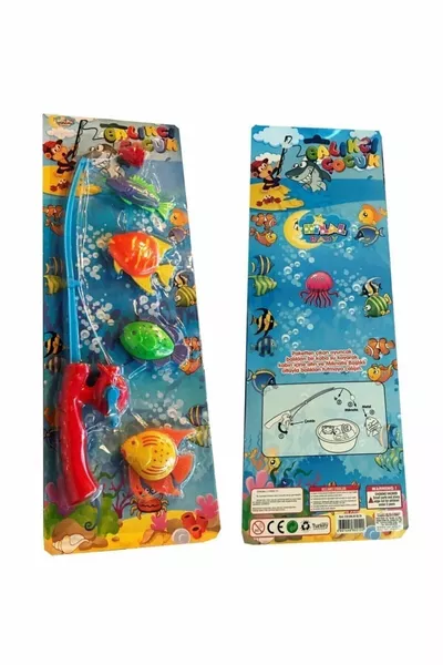 Magnetic Fish Catching Game Fisherboy Toy Fishing Rod Set