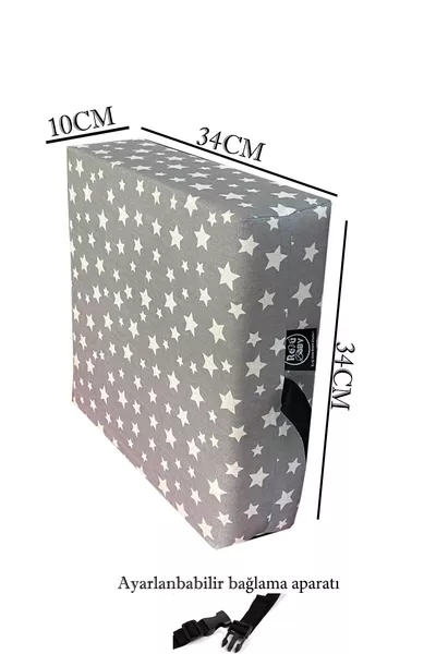 وسادة رفع كرسي الطعام للطفل، قابلة للنقل والطي، وسادة رفع الكرسي