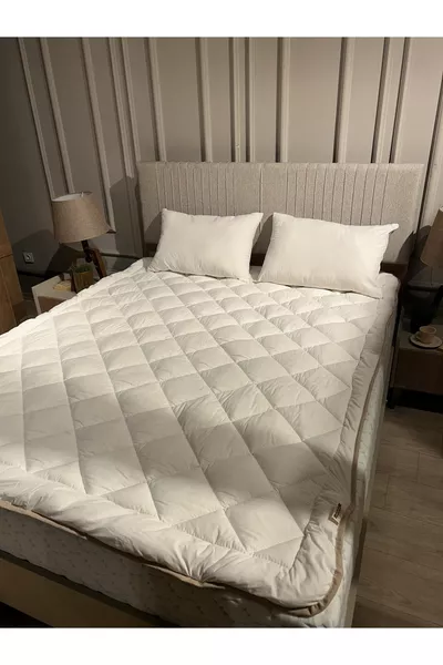 Double Wool Mattress Pad  Pure Merino Lambswool