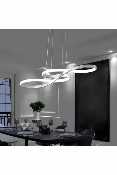 Bacco Modell Moderne Hängeleuchte LED Weißes Licht Ultra Power LED Kronleuchter Wohnzimmer Küche Zimmer Flur LED Kronleuchter