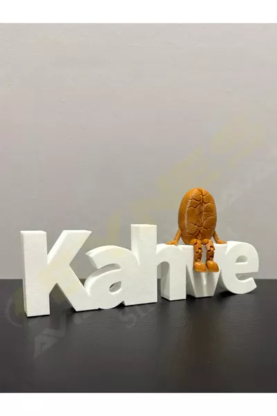 Coffee Sign Coffee Corner Coffee Bean Figurine Set of 2 Chocolate Figurines