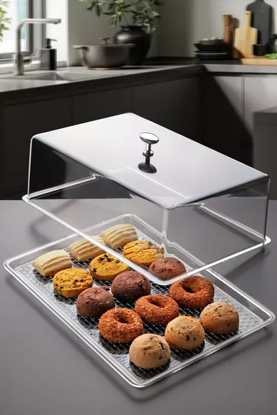 Set per Conservazione e Presentazione di Torte e Biscotti Design Decorativo N.3