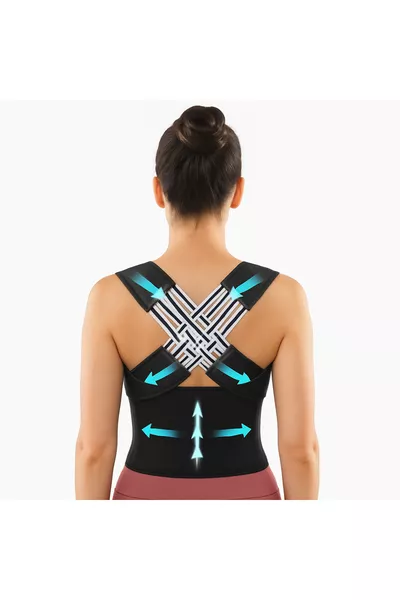 Aufrechte Haltung Korsett für Männer und Frauen, orthopädisch, sportlich, medizinisch, verstellbares Rückenkorsett