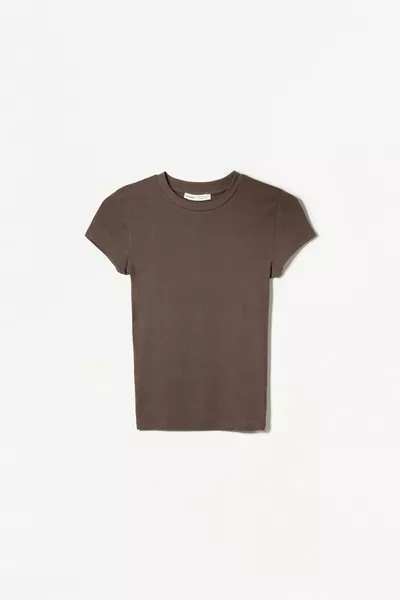 T-Shirt mit kurzem Arm und Rundhalsausschnitt