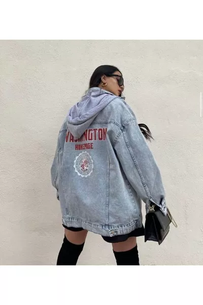 Washington Printed Denim Jacket