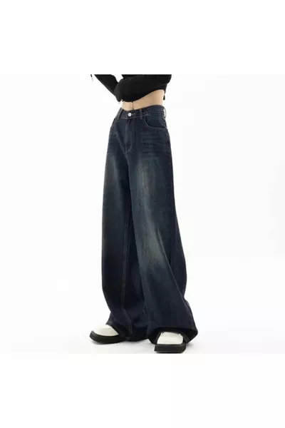 K RECYCLED BAGGY POCKET JEAN PANTOLON