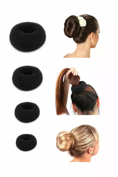 Boucle de bouton 4pcs & pcs boucle en caoutchouc & pcs boucle de fil ensemble