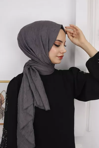 Hijab Scialle da donna in bambù Crack Smoked