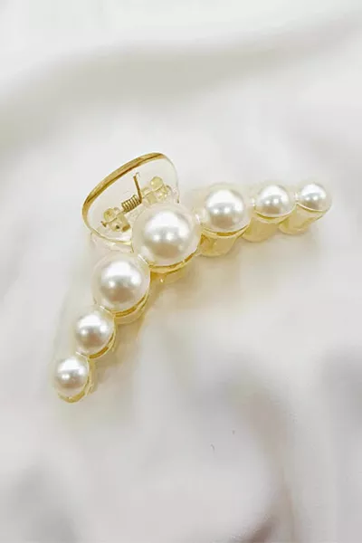 مشبك ربط لؤلؤي كبير  سم.