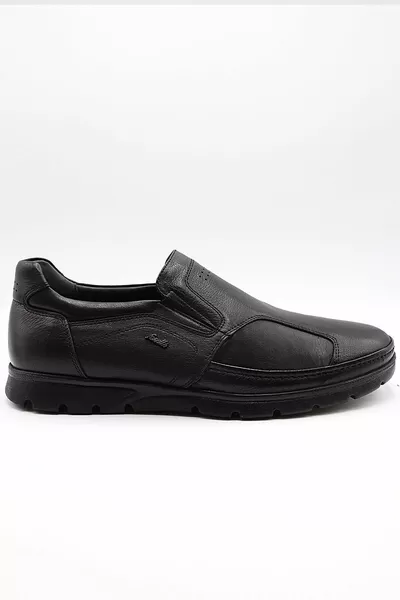 -h Schwarze Herren-Loafer-Schuhe