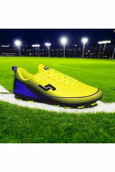 Chaussures à crampons à lacets pour enfants, souples et souples