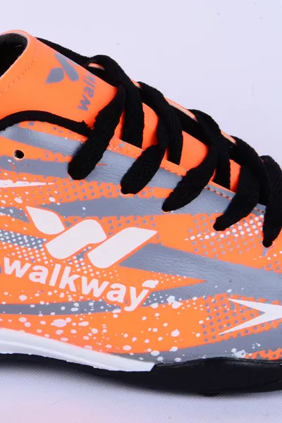 Power Hs-m Удобна подметка Гъвкави оранжеви мъжки обувки Astroturf