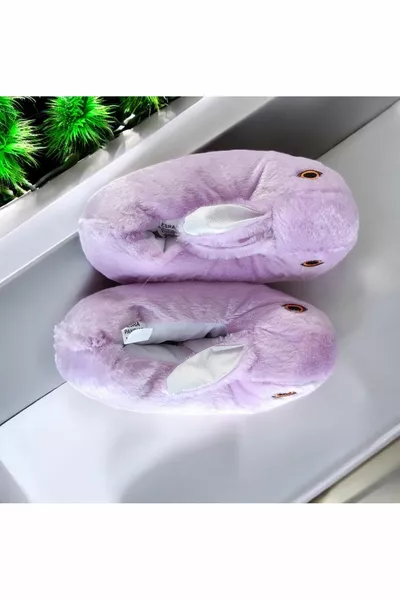 Damen Kaninchen Tierfigur Bequemer Panduf