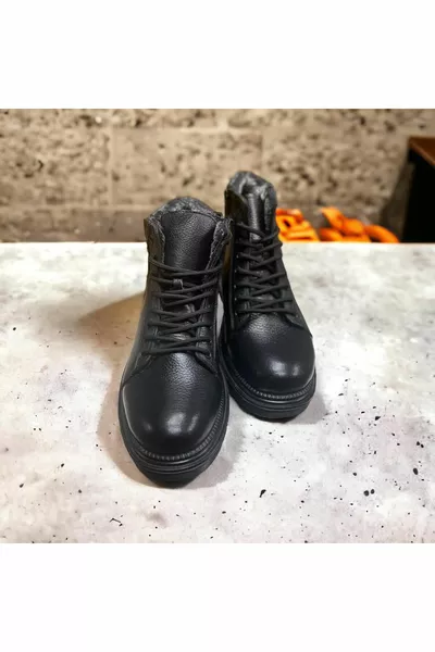 Stivali invernali da uomo in vera pelle